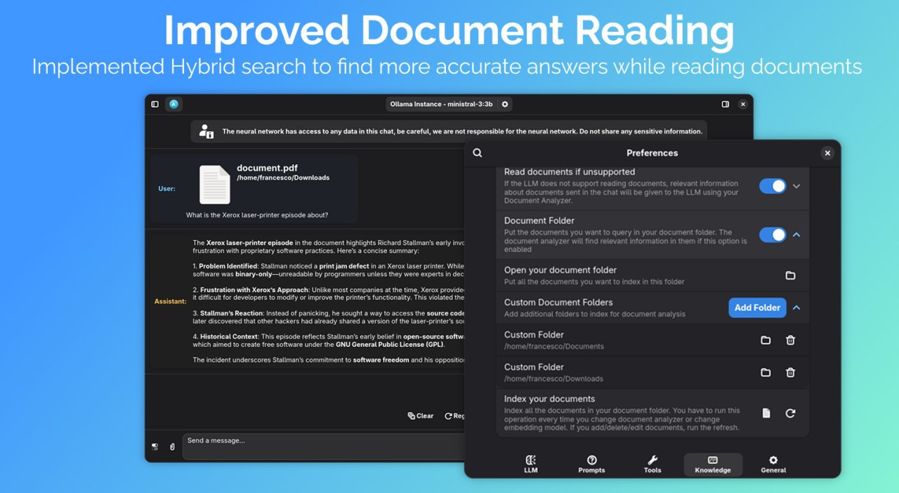 Newelle Screenshot 4